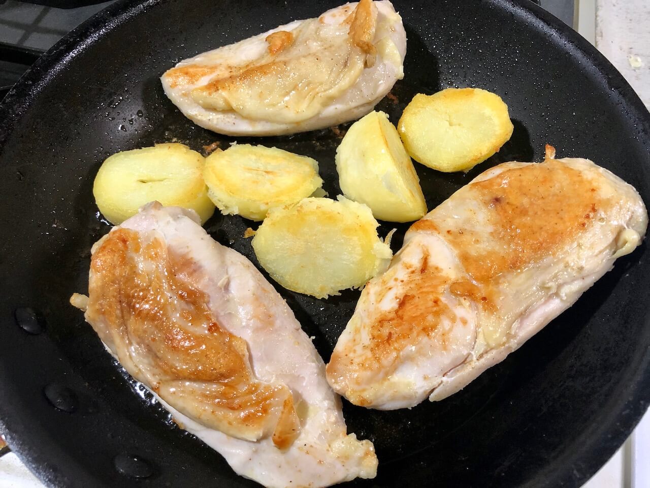 低温調理で鶏胸肉のステーキの作り方16