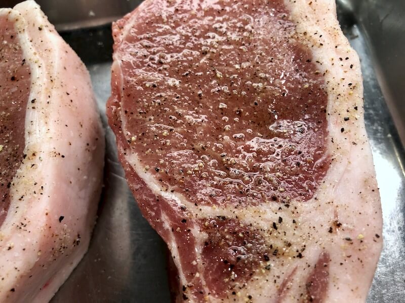 低温調理で豚ロースステーキの作り方10