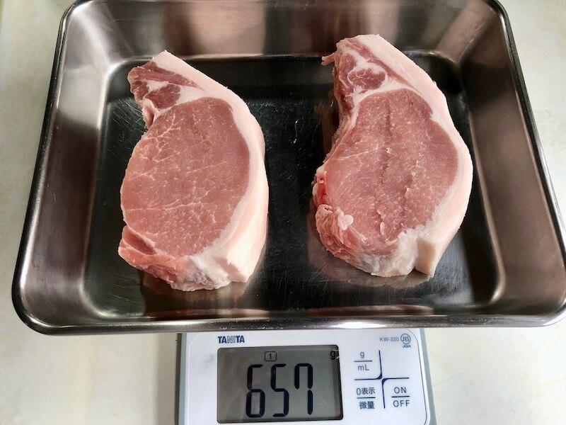 低温調理で豚ロースステーキの作り方3