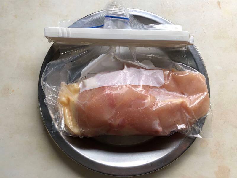 低温調理で鶏胸肉（BONIQボニーク）4