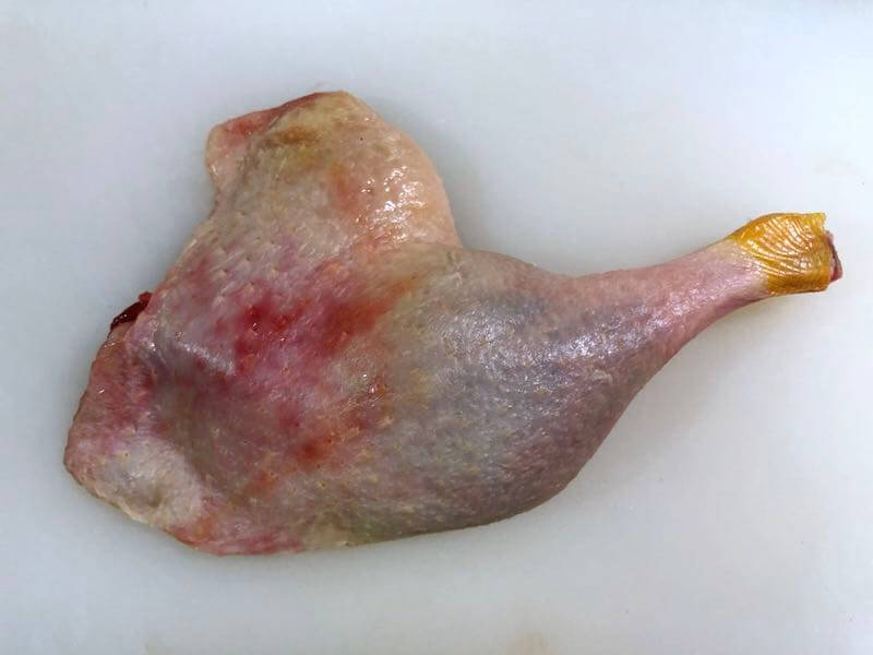 低温調理鴨もも肉のコンフィ9