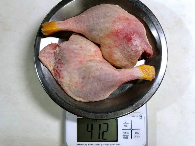 低温調理鴨もも肉のコンフィ10