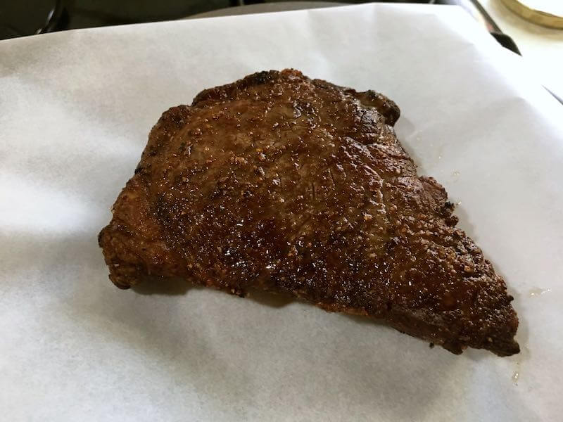 厚い牛肉あステーキの焼き方16