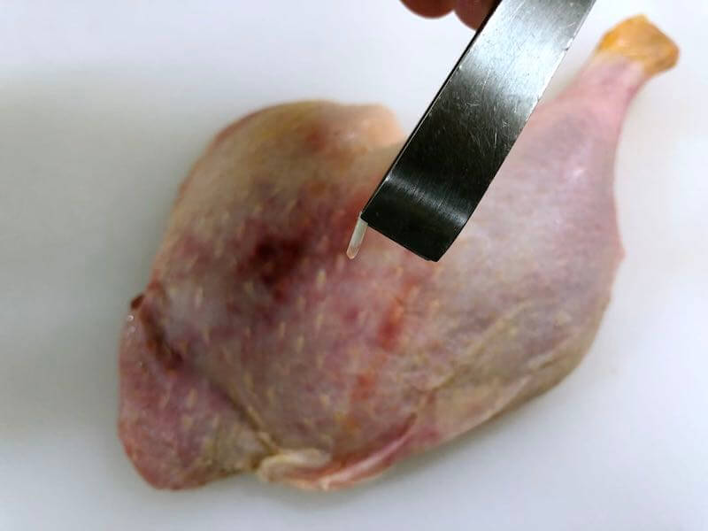 低温調理鴨もも肉のコンフィ8