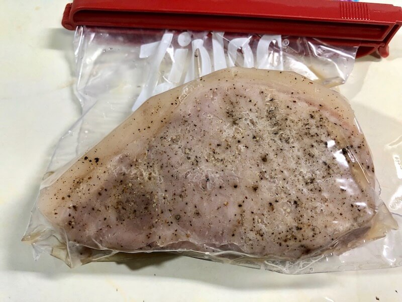 低温調理で豚ロースステーキの作り方17