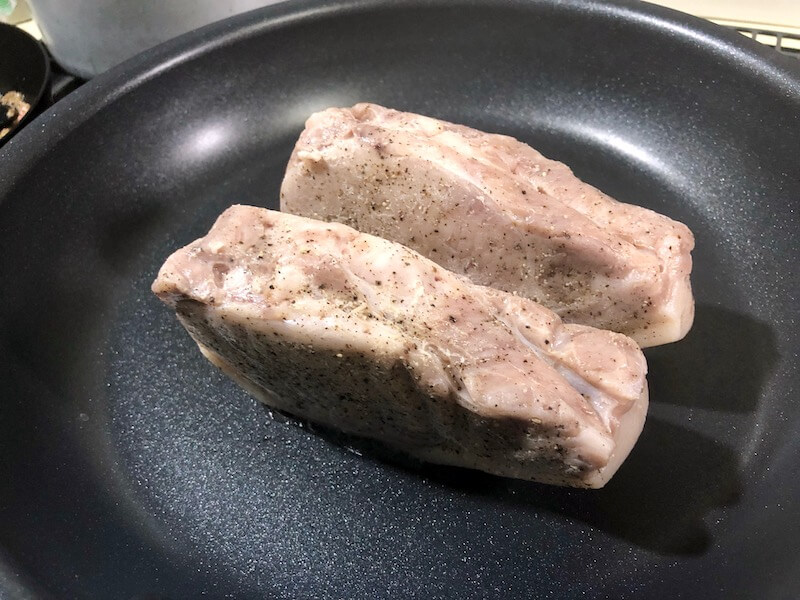 低温調理で豚ロースステーキの作り方19