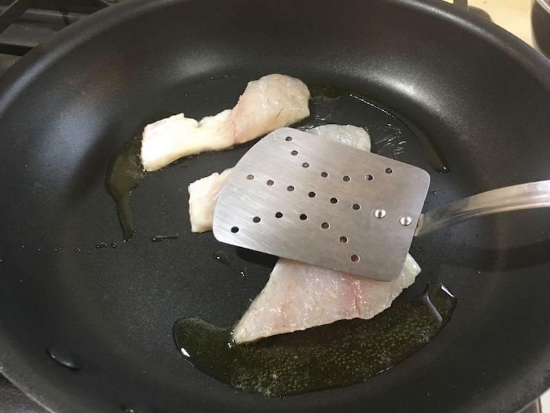 魚のソテーフライパンでの焼き方14