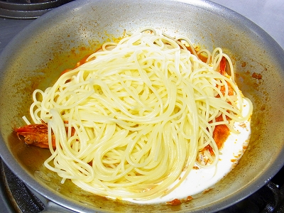 車海老のスパゲティ8