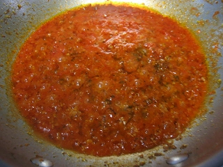 トマトバジルのスパゲティ４