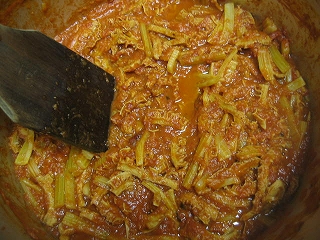 トリッパ（ハチノス）のトマト煮１５