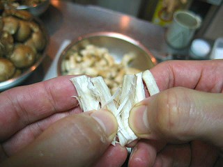 椎茸のポタージュの作り方７