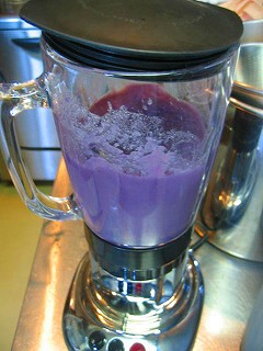 紫芋のポタージュ９